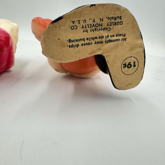 Gurley Christmas Candles Santa Lot of 3 Vintage - Picture 5 of 5